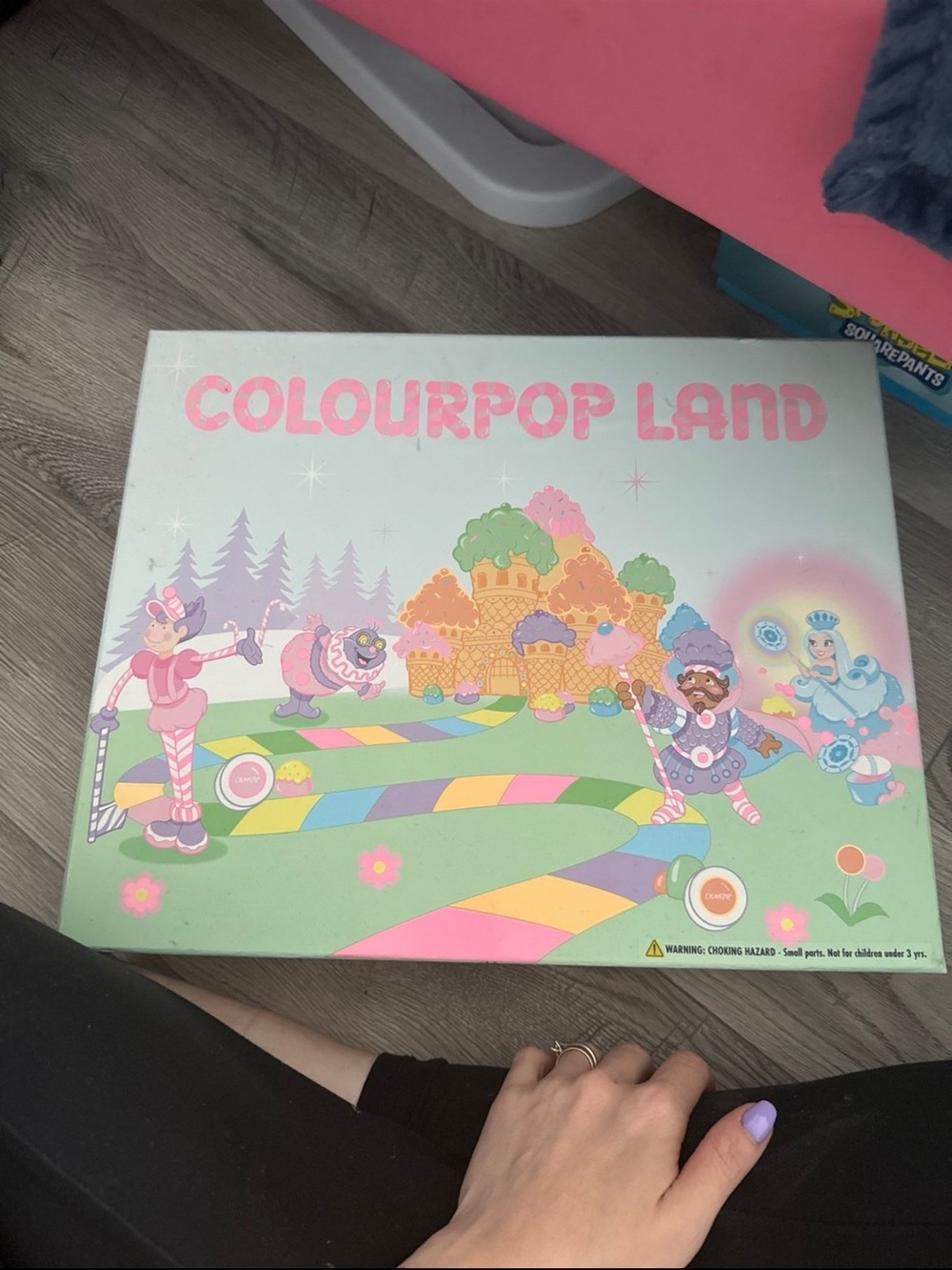 ColourPop Land Playset Box - Pastel Mint & Pink Artwork